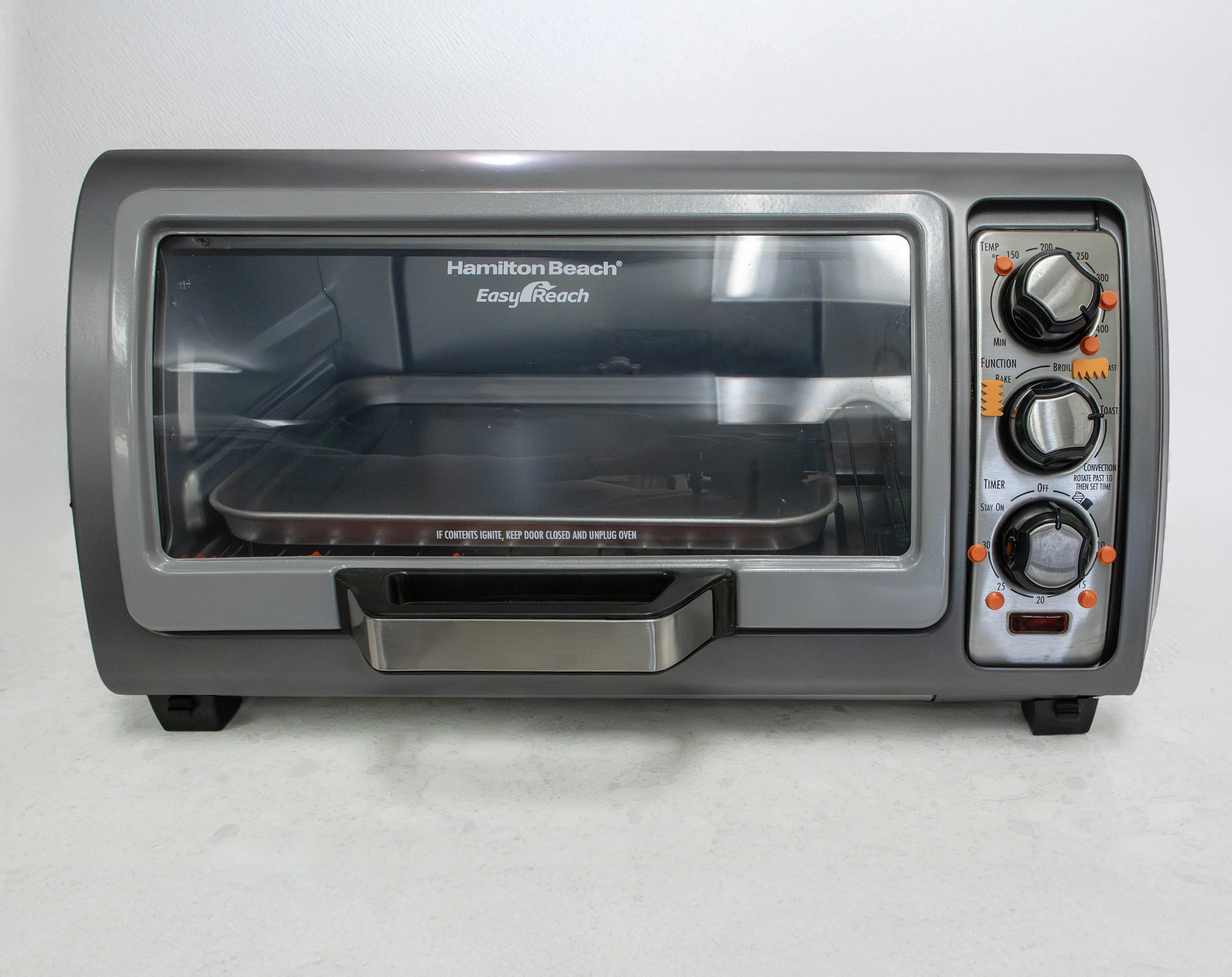 Countertop Toaster Oven with Adapted Controls