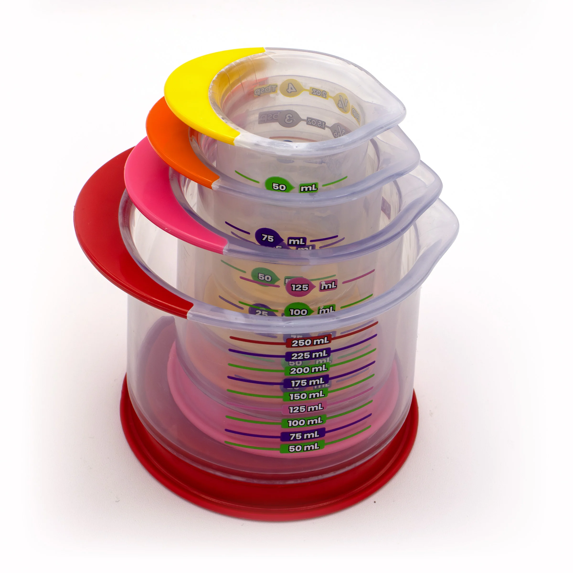 Color-Coded Liquid Measuring Cups