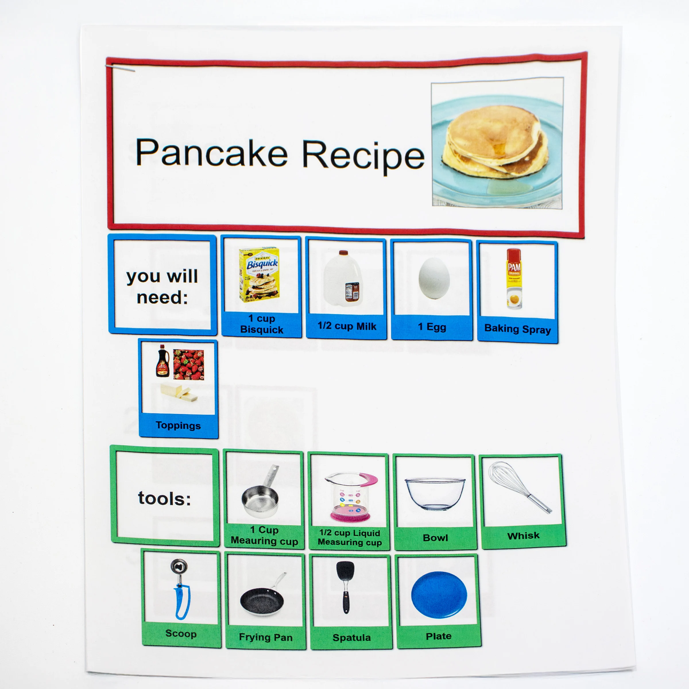 Adapted Recipe with Pictures