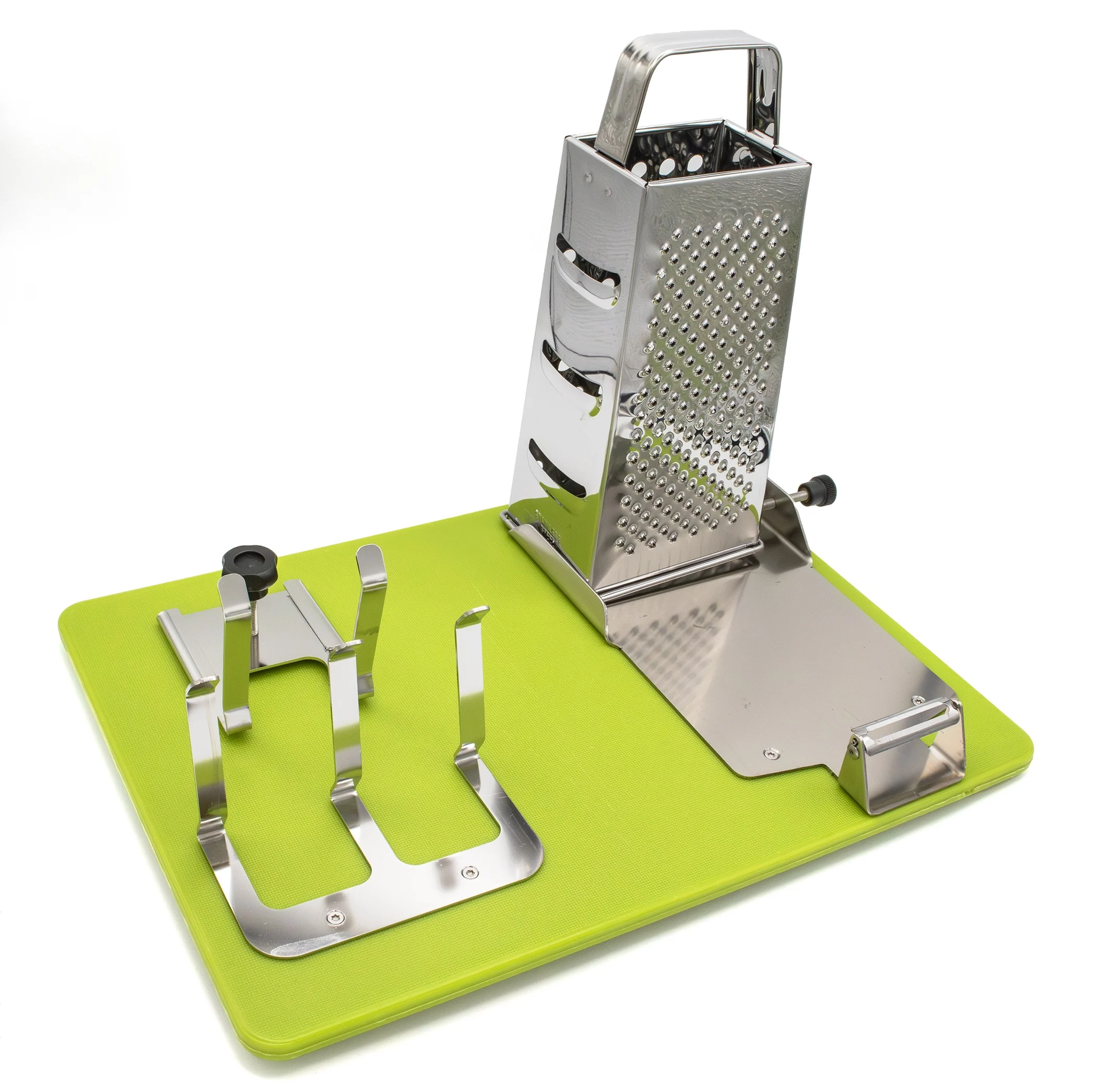 One handed cutting board