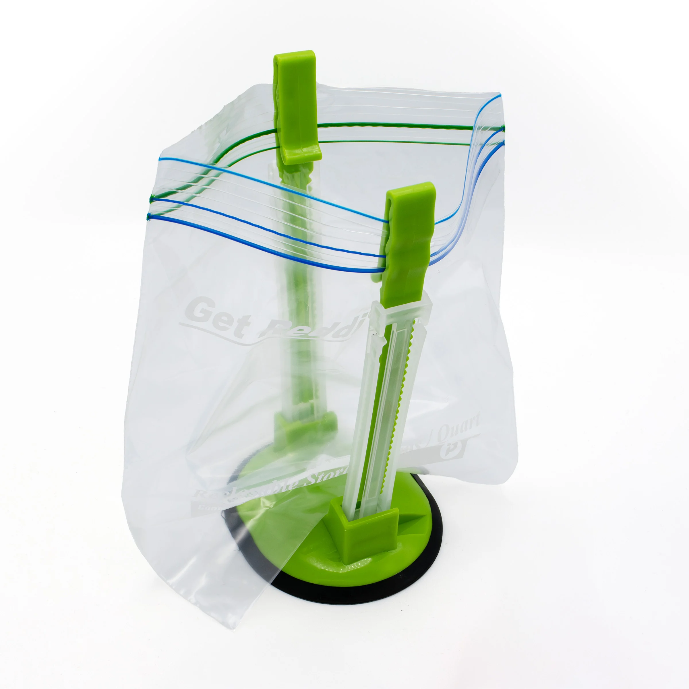 Zip-Type Plastic Bag Holder
