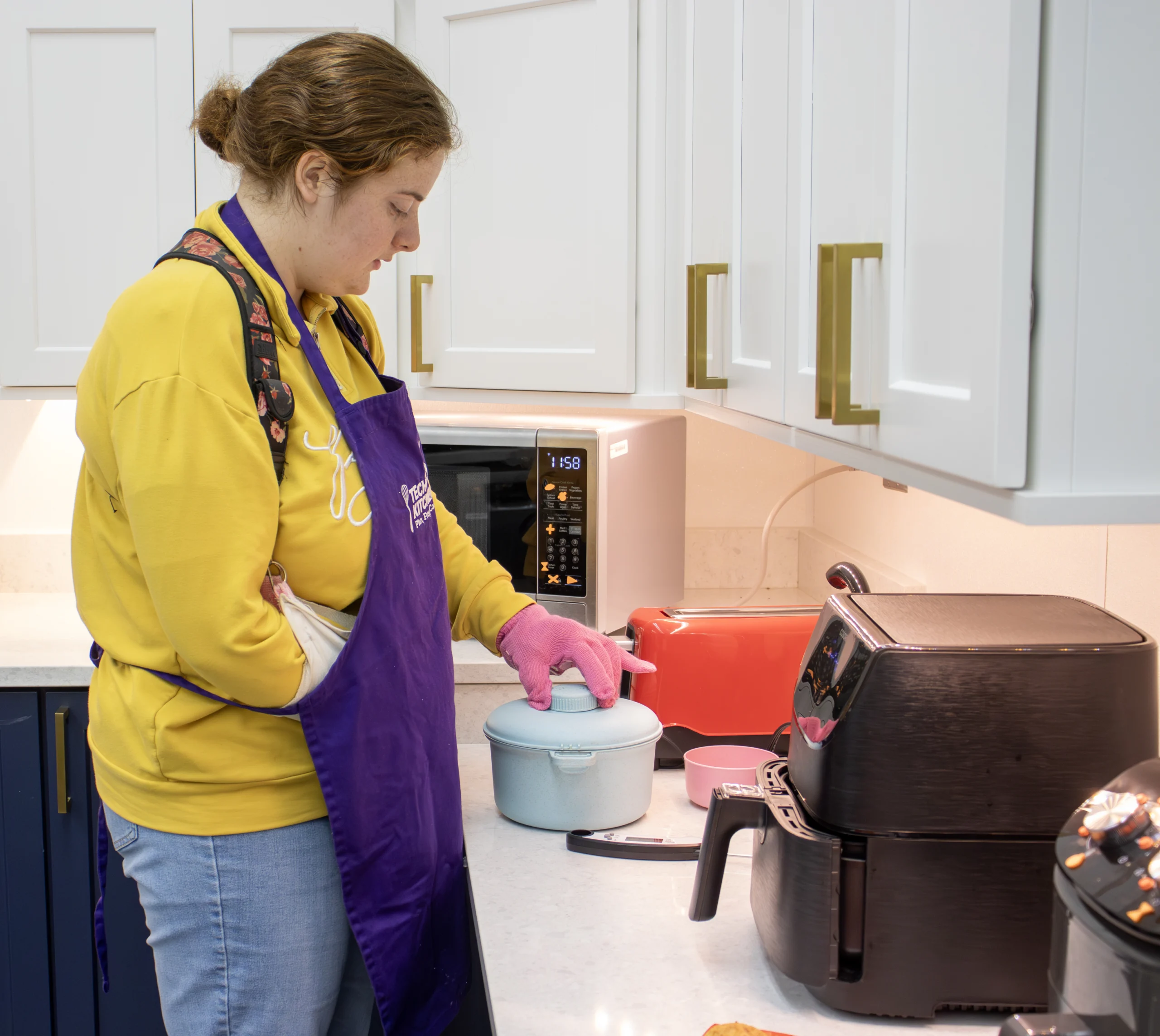 IATP Customer Using a Microwave-Safe Pressure Cooker